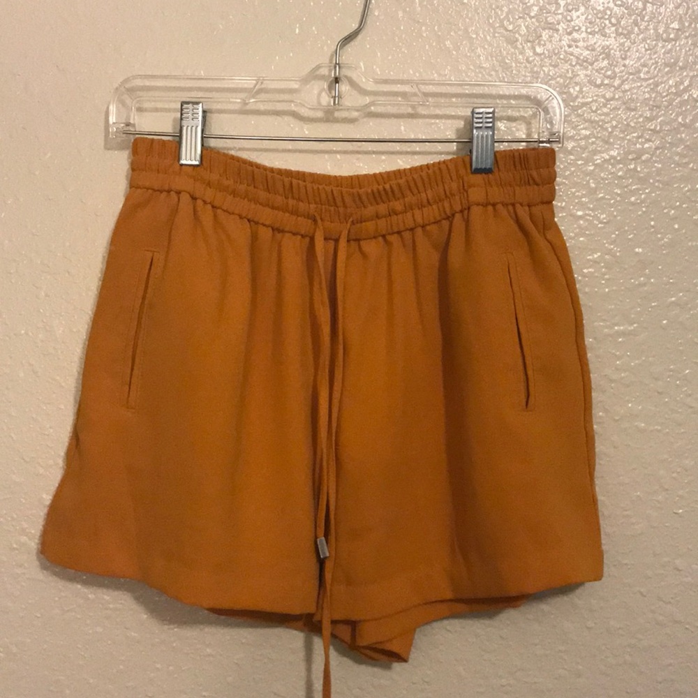 High waisted Yellow Shorts